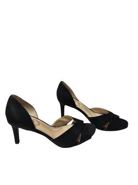 LifeStride Mykonos Soft System comfort peep-toe pumps d'Orsay style Size 11W